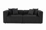 Atelier Del Sofa Mora XL 2 Seat - Antracita